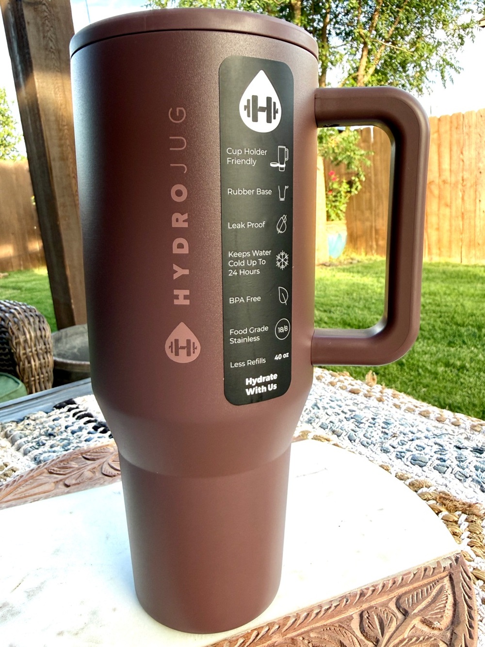 40oz Pecan Hydrojug NWT